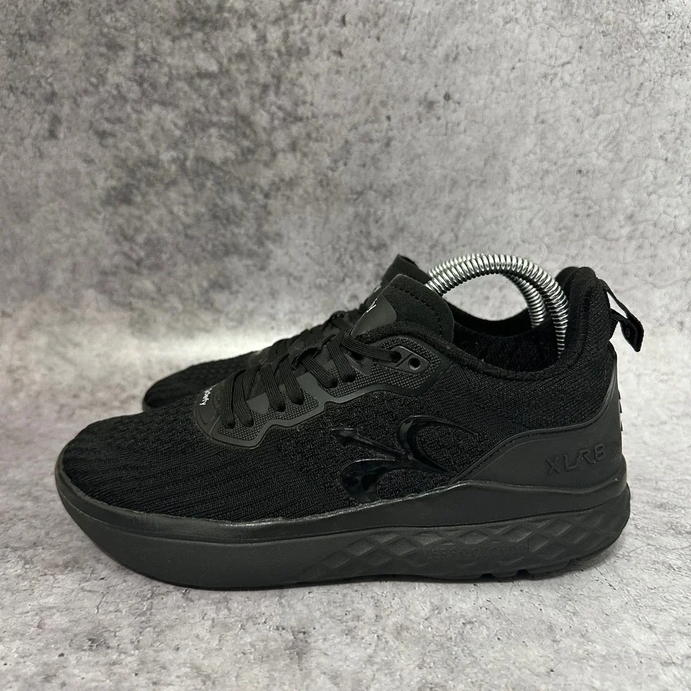 Gravity Defyer G-Defy XLR8 Womens 9 Black Running Shoes TB9034FBL-W
